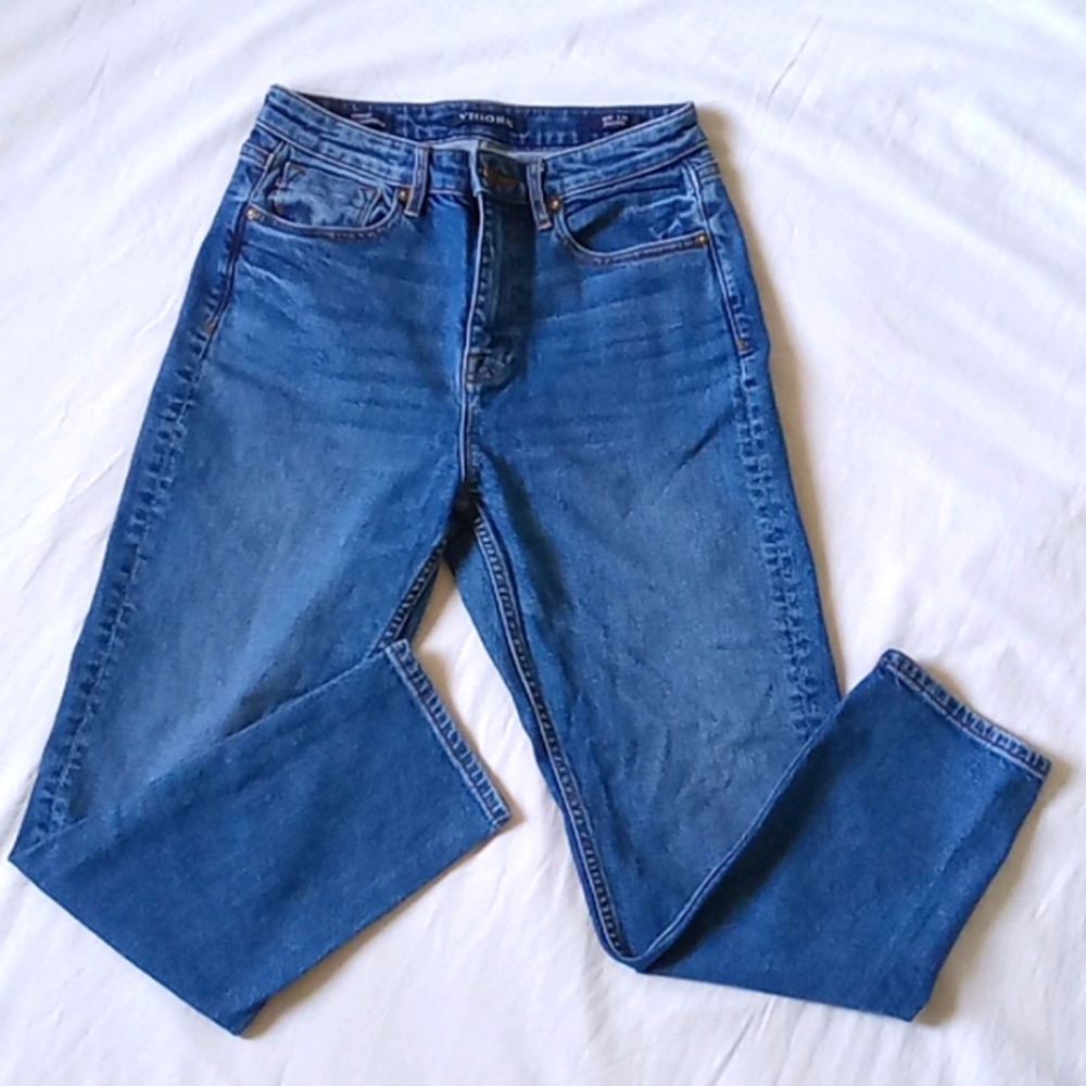Vigoss Women's Boyfriend Jeans High-rise Blue Size 26